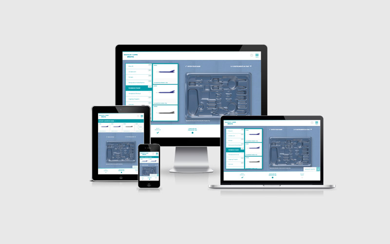 Der PPT Online-Konfigurator in seinen responsive Ausprägungen